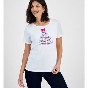 Women's Tree Crewneck Tee, Created for Macy's